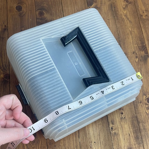 Vintage Sassaby makeup case frost white and black - Picture 5 of 8